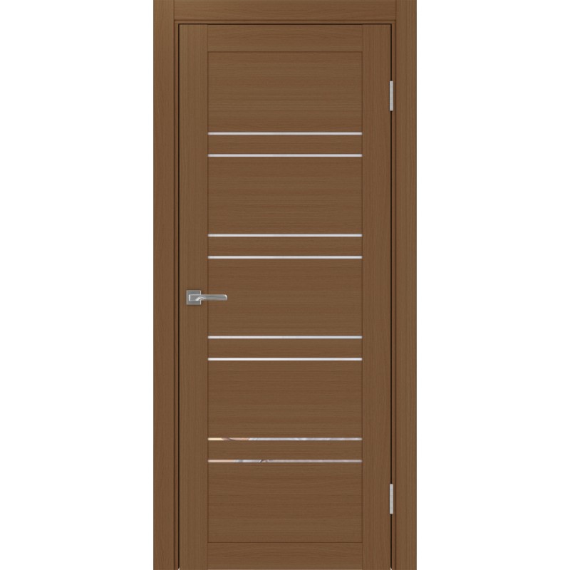 Межкомнатная дверь Турин 560.12, цвет орех NL, заполнение Прозрачное, размер 200*80 см.