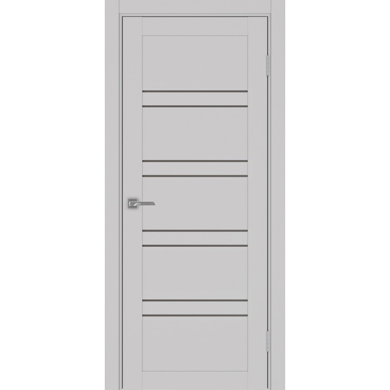 Межкомнатная дверь Турин 560.12, цвет пепельный, заполнение Бронза матовое, размер 200*80 см.