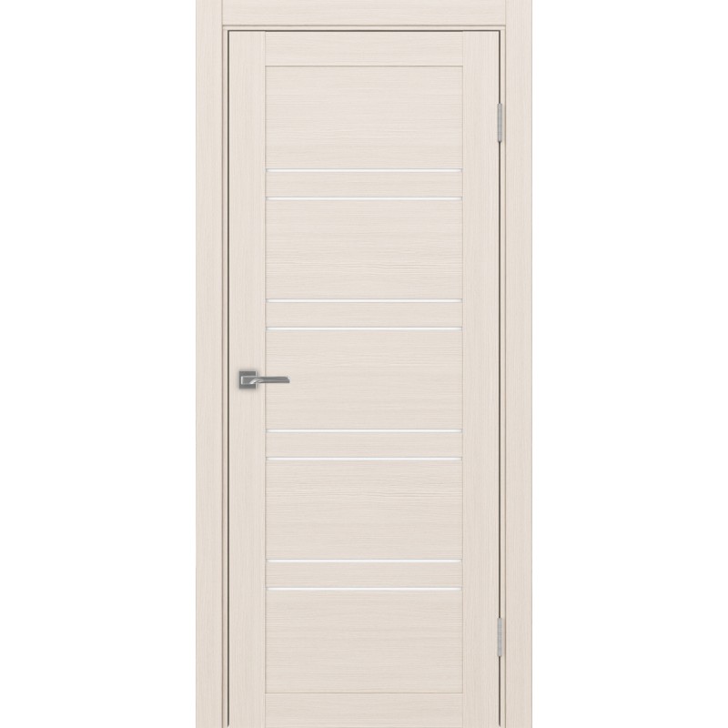 Межкомнатная дверь Турин 560.12, цвет ясень перламутровый, заполнение LACбелый, размер 200*80 см.