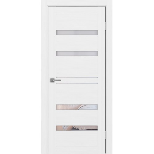 Турин 561.12, цвет белый лёд, заполнение Прозрачное, размер 200*80 см.