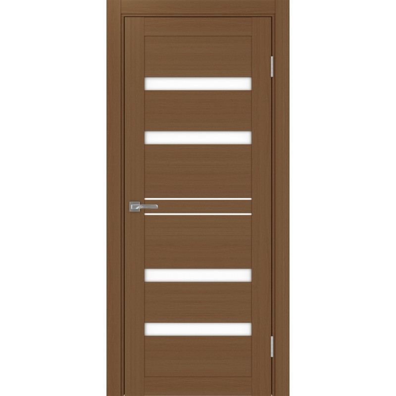 Межкомнатная дверь Турин 561.12, цвет орех NL, заполнение LACбелый, размер 200*80 см.