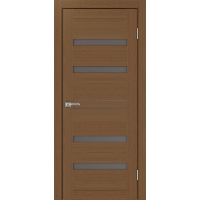 Межкомнатная дверь Турин 561.12, цвет орех NL, заполнение Бронза матовое, размер 200*80 см.