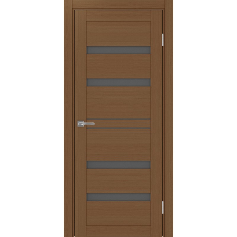 Межкомнатная дверь Турин 561.12, цвет орех NL, заполнение Графит матовое, размер 200*80 см.