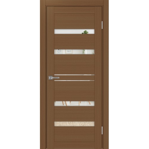 Турин 561.12, цвет орех NL, заполнение Зеркало, размер 200*80 см.