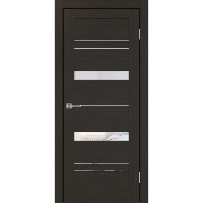 Межкомнатная дверь Турин 562.12, цвет венге FL, заполнение Прозрачное, размер 200*80 см.