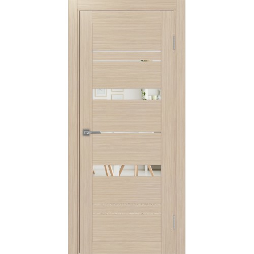 Турин 562.12, цвет дуб беленый FL, заполнение Зеркало, размер 200*80 см.