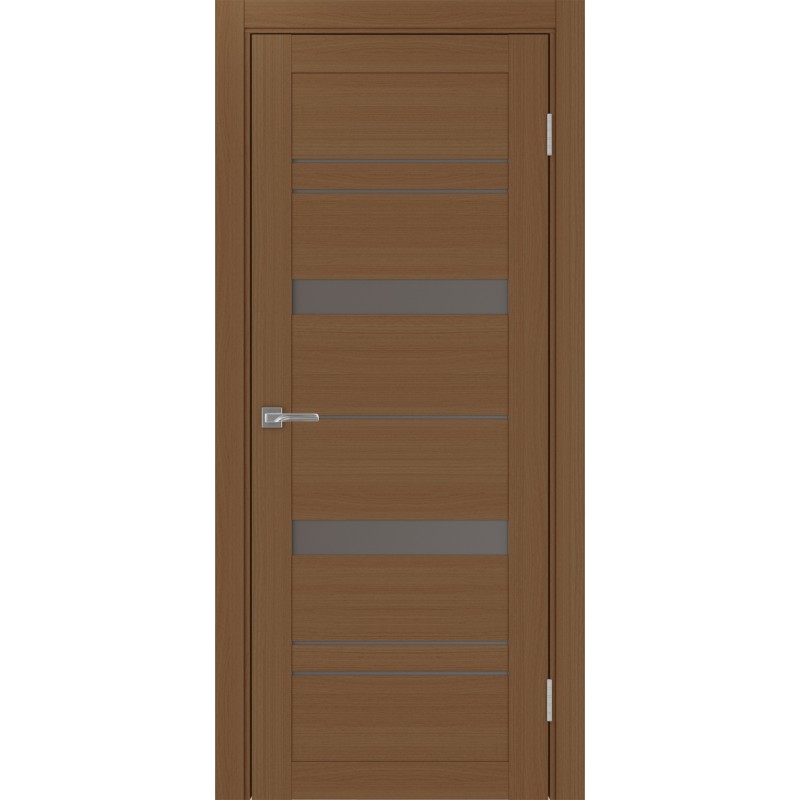 Межкомнатная дверь Турин 562.12, цвет орех NL, заполнение Бронза матовое, размер 200*80 см.