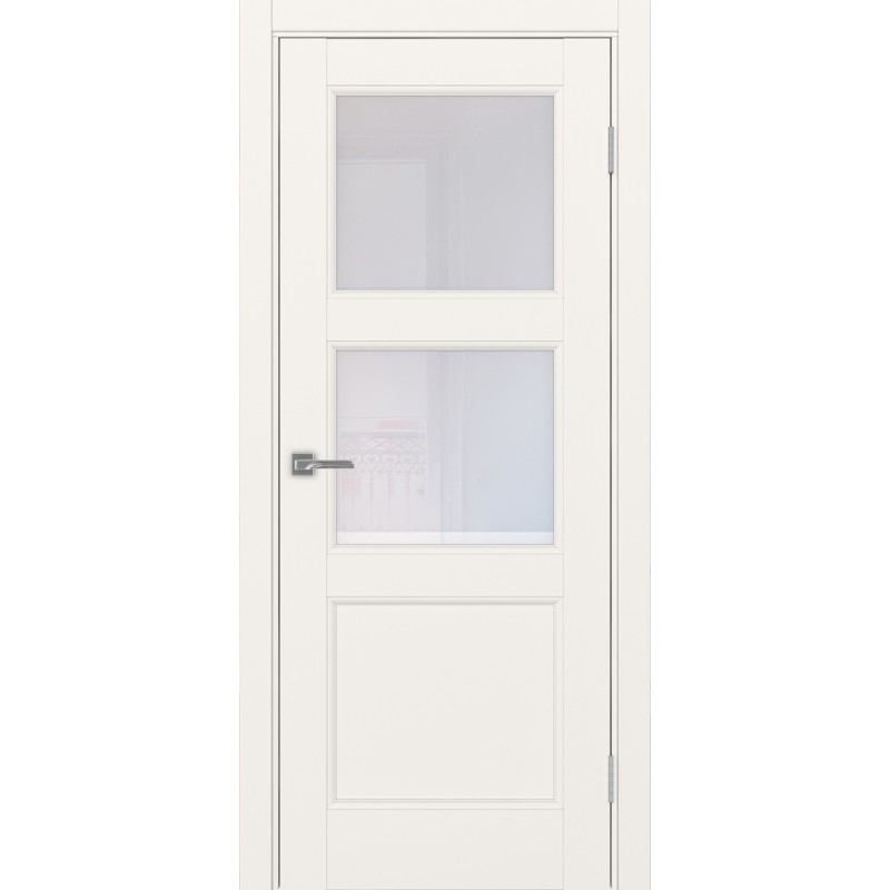 Межкомнатная дверь Турин Neo 530.221, цвет, бежевый, заполнение Прозрачное, размер 200*80 см.