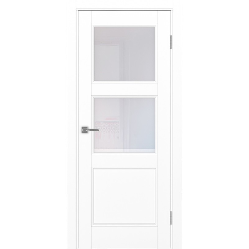 Межкомнатная дверь Турин Neo 530.221, цвет белый снежный, заполнение Прозрачное, размер 200*80 см.