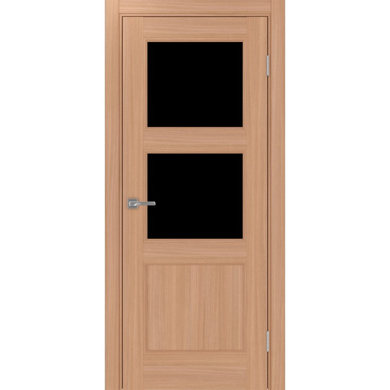 Межкомнатная дверь Турин Neo 530.221, цвет ясень тёмный, заполнение LACчерный, размер 200*80 см.