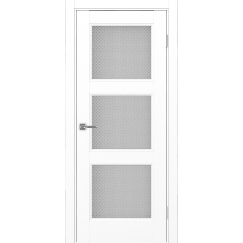 Межкомнатная дверь Турин Neo 530.222, цвет белый снежный, заполнение Пунта бесцветное, размер 200*80 см.