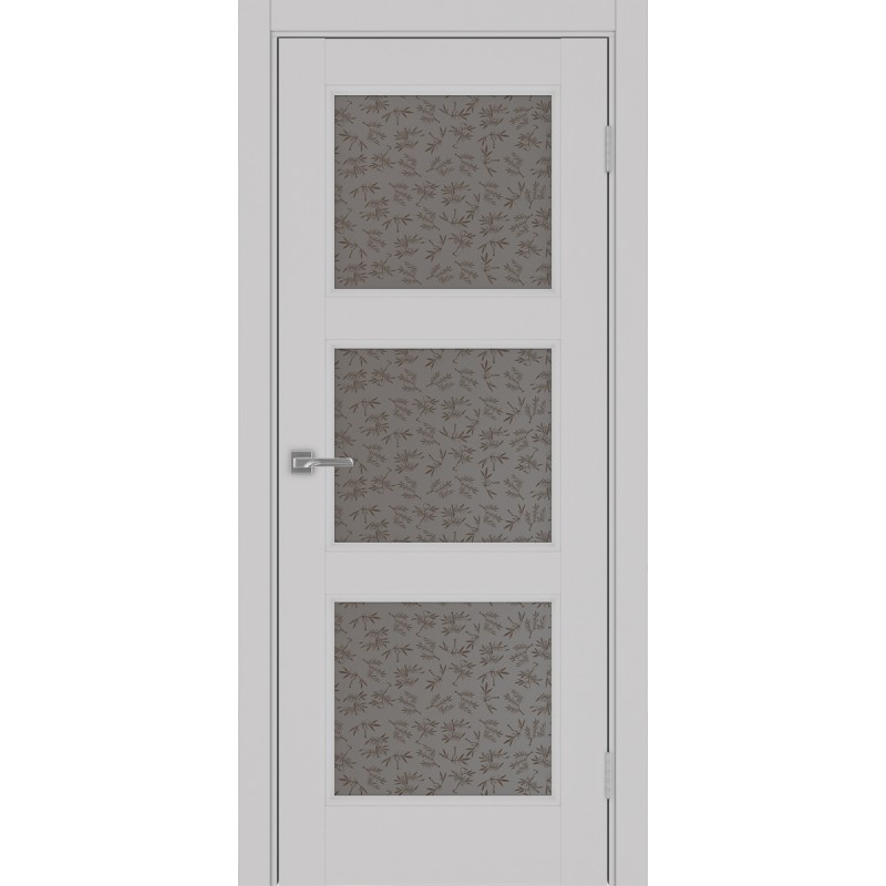 Межкомнатная дверь Турин Neo 530.222, цвет пепельный, заполнение Дали бронзовое, размер 200*80 см.