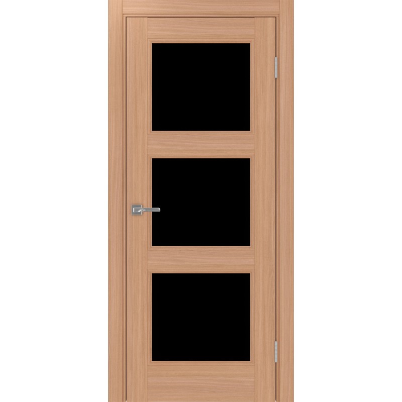 Межкомнатная дверь Турин Neo 530.222, цвет ясень тёмный, заполнение LACчерный, размер 200*80 см.