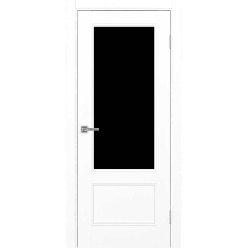 Межкомнатная дверь Турин Neo 540ПФ.21, цвет белый снежный, заполнение LACчерный, размер 200*80 см.