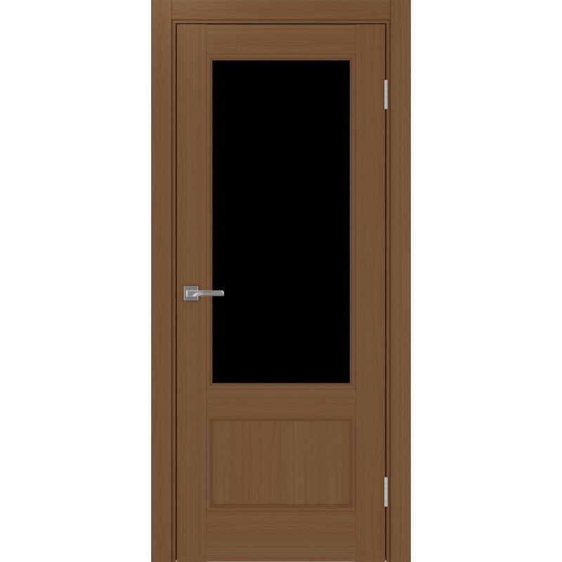 Межкомнатная дверь Турин Neo 540ПФ.21, цвет орех NL, заполнение LACчерный, размер 200*80 см.