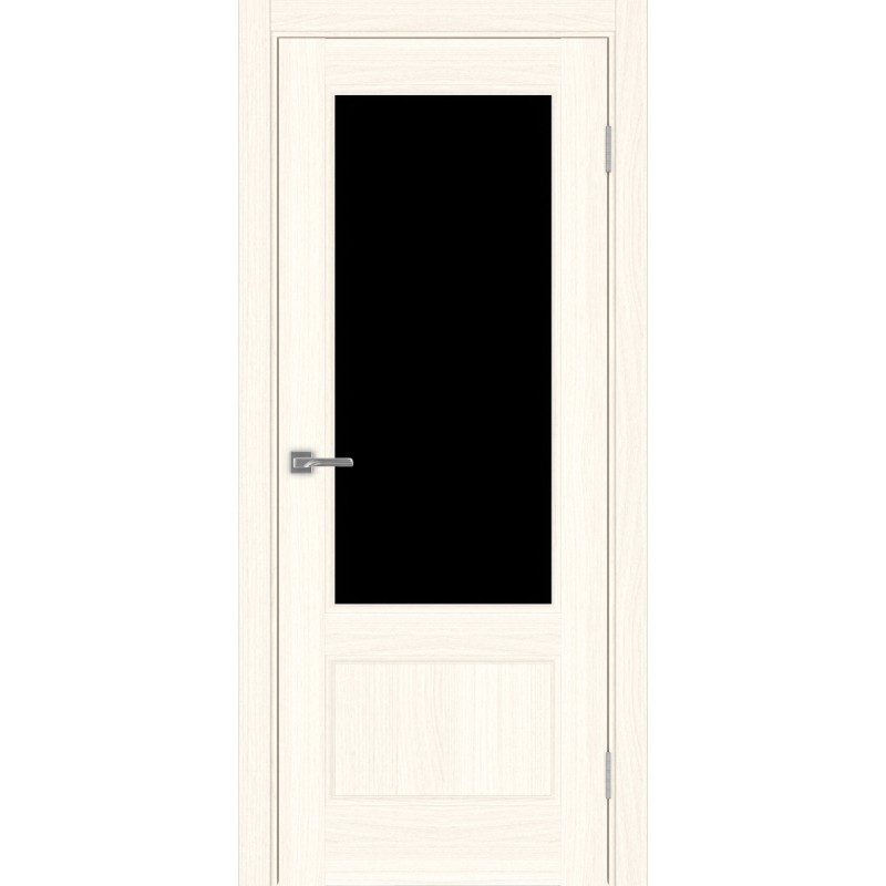 Межкомнатная дверь Турин Neo 540ПФ.21, цвет ясень светлый, заполнение LACчерный, размер 200*80 см.