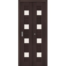   Межкомнатная складная дверь Порта-23 Wenge Veralinga