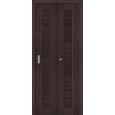 Межкомнатная складная дверь Порта-21 Wenge Veralinga