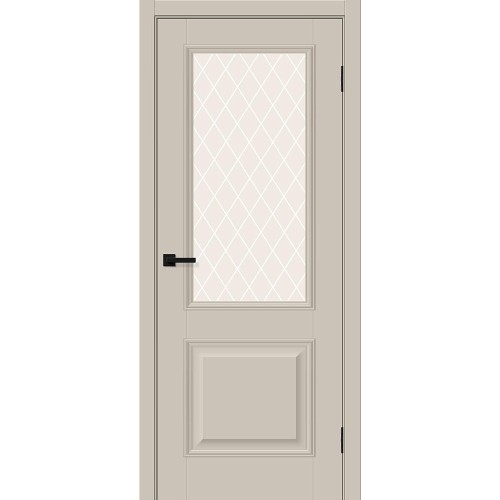 Классик-13 цвет Cream Silk, стекло White Сrystal, покрытие ПЭТ, размер 200*80 см.