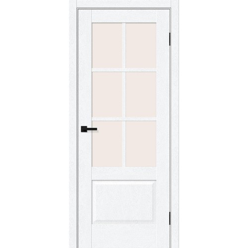 Прима-13.0.1 цвет White Silkwood, стекло Magic Fog, покрытие ПЭТ, размер 200*80 см.