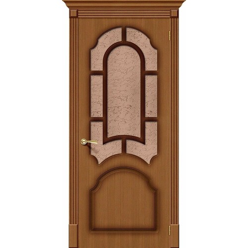 Соната цвет Ф-11 (Орех), стекло Риф., покрытие Шпон, размер 200*80 см.