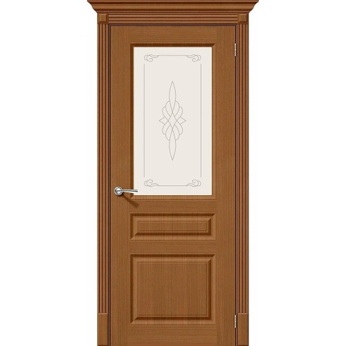 Статус-15 цвет Ф-11 (Орех), стекло Худ., покрытие Шпон, размер 200*80 см.