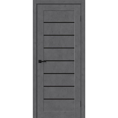 Браво-22 цвет Slate Art, стекло Black Shine, покрытие Эко-шпон, размер 200*80 см.