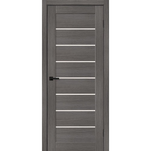 Браво-22 цвет Grey Melinga, стекло Magic Fog, покрытие Эко-шпон, размер 200*80 см.