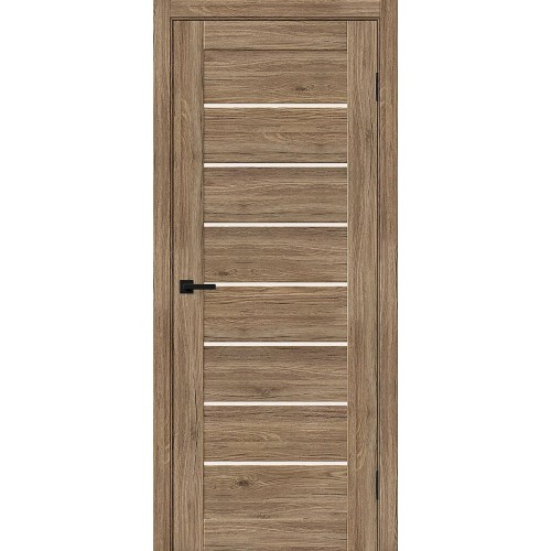 Браво-22 цвет Original Oak, стекло Magic Fog, покрытие Эко-шпон, размер 200*80 см.