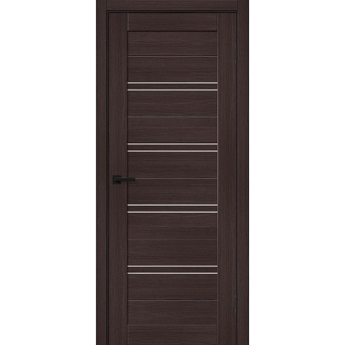 Браво-28 цвет Wenge Melinga, стекло Magic Fog, покрытие Эко-шпон, размер 200*80 см.