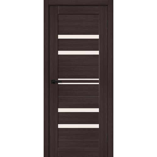 Браво-30 цвет Wenge Melinga, стекло Magic Fog, покрытие Эко-шпон, размер 200*80 см.