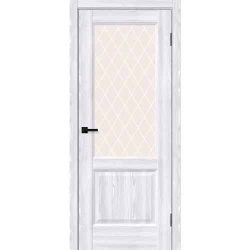 Неоклассик-33 цвет Riviera Ice, стекло White Сrystal, покрытие Эко-шпон, размер 200*80 см.