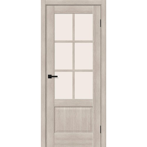 Прима-13.0.1 цвет Cappuccino Melinga, стекло Magic Fog, покрытие Эко-шпон, размер 200*80 см.