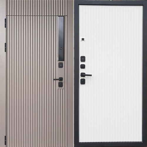 Стелс Капучино/Белый (гладкий матовый) 205*96 левая