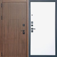 Браун Орех/Белый (гладкий матовый) 205*86 левая