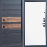 Амадей Патина черная/Белый (гладкий матовый) 205*86 правая