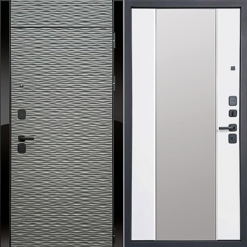 Тринити зеркало Дюна муссон/Белый (гладкий матовый) 205*86 левая