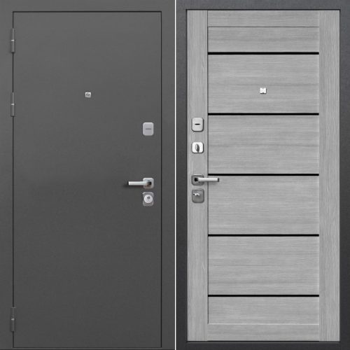 9 см Царга Серебро / Дуб дымчатый 205*86 левая