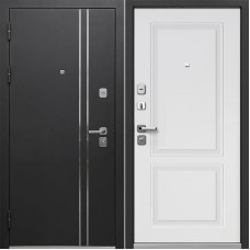 Luxor Букле черный / Эмалит белый 205*86 левая