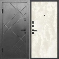 Гарда 7 см Штамп Букле Графит / Перламутр 205*86 левая