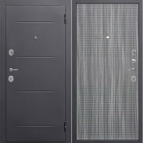 Металлическая Гарда 7,5 см. Муар / Венге тобакко 205*96 правая