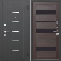 Металлическая Гарда 7,5 см. Муар / Царга Темный кипарис 205*86 правая