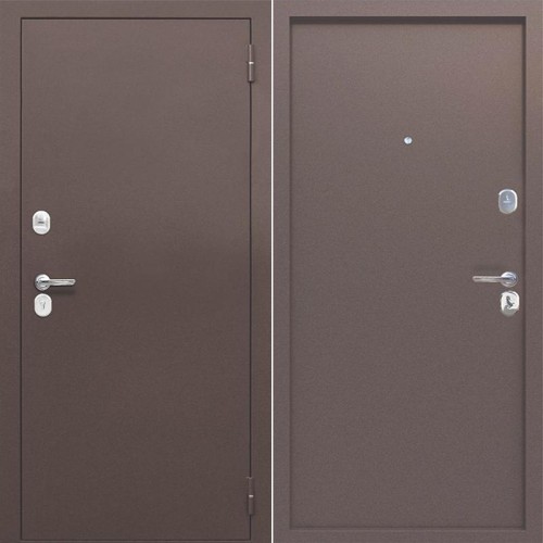 Металлическая Гарда mini Антик медь / Антик медь 190*86 правая