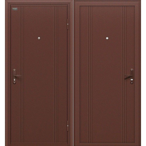 Металлическая Door Out 101 Антик Медь/Антик Медь 205*88 левая