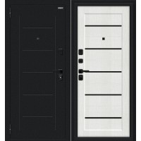 Борн/SBlack Букле черное/Bianco Melinga 205*86 левая