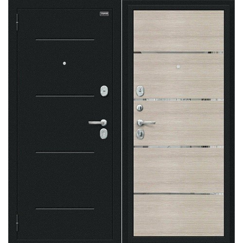 Лайн Букле черное/Cappuccino Veralinga 205*86 левая