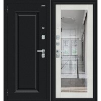 Флэш МФ/BChrome Букле черное/Bianco Melinga 205*86 левая