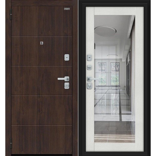 Металлическая Флэт/BChrome Almon/Bianco Melinga 205*86 левая