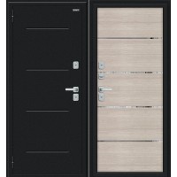 Thermo Лайн/BChrome Букле черное/Cappuccino Melinga 205*86 левая