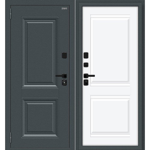 Thermo Некст/SBlack Старк антрацит/White Silk 205*86 левая